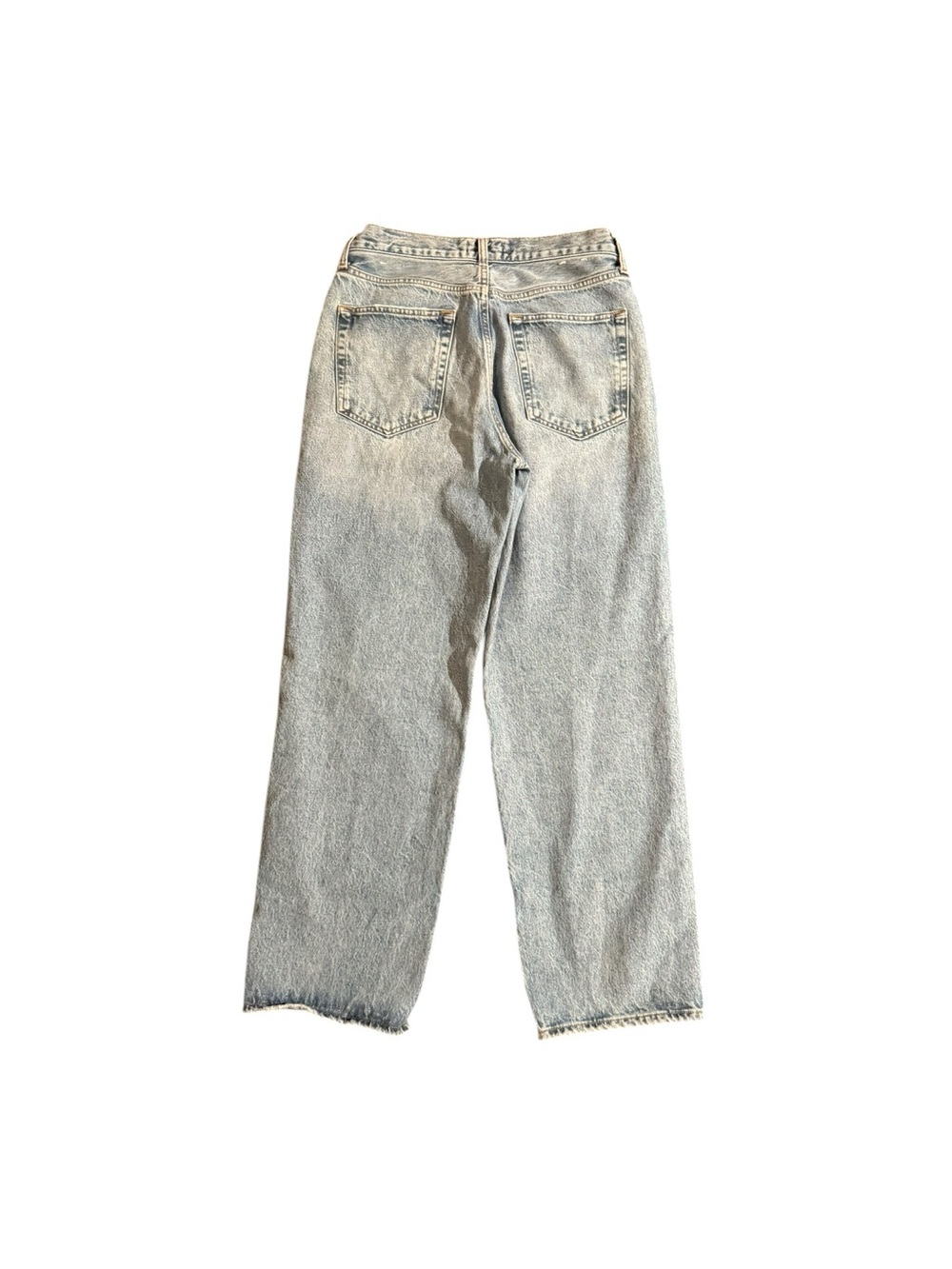 AGOLDE Women’s V-Waist Baggy Light Blue Denim Jeans Size 29 Wide Leg in prevail - Picture 4 of 11